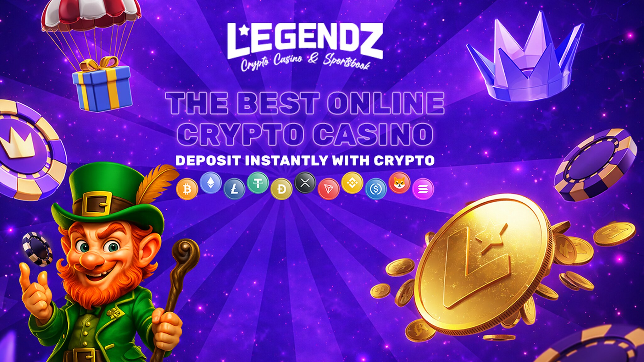 Legendz Casino campaign artwork